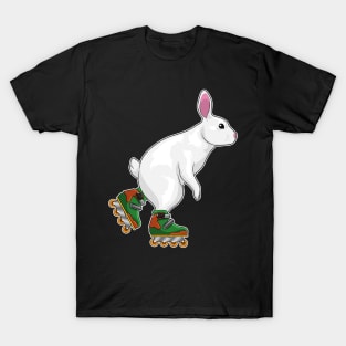 Rabbit Inline skating Roller skates T-Shirt